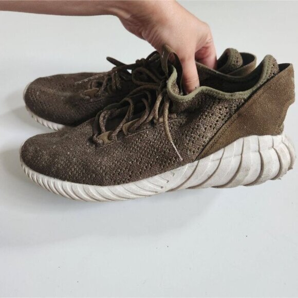 ADIDAS | Army Green Tubular Doom Sneakers sz 11.5 - Picture 6 of 8